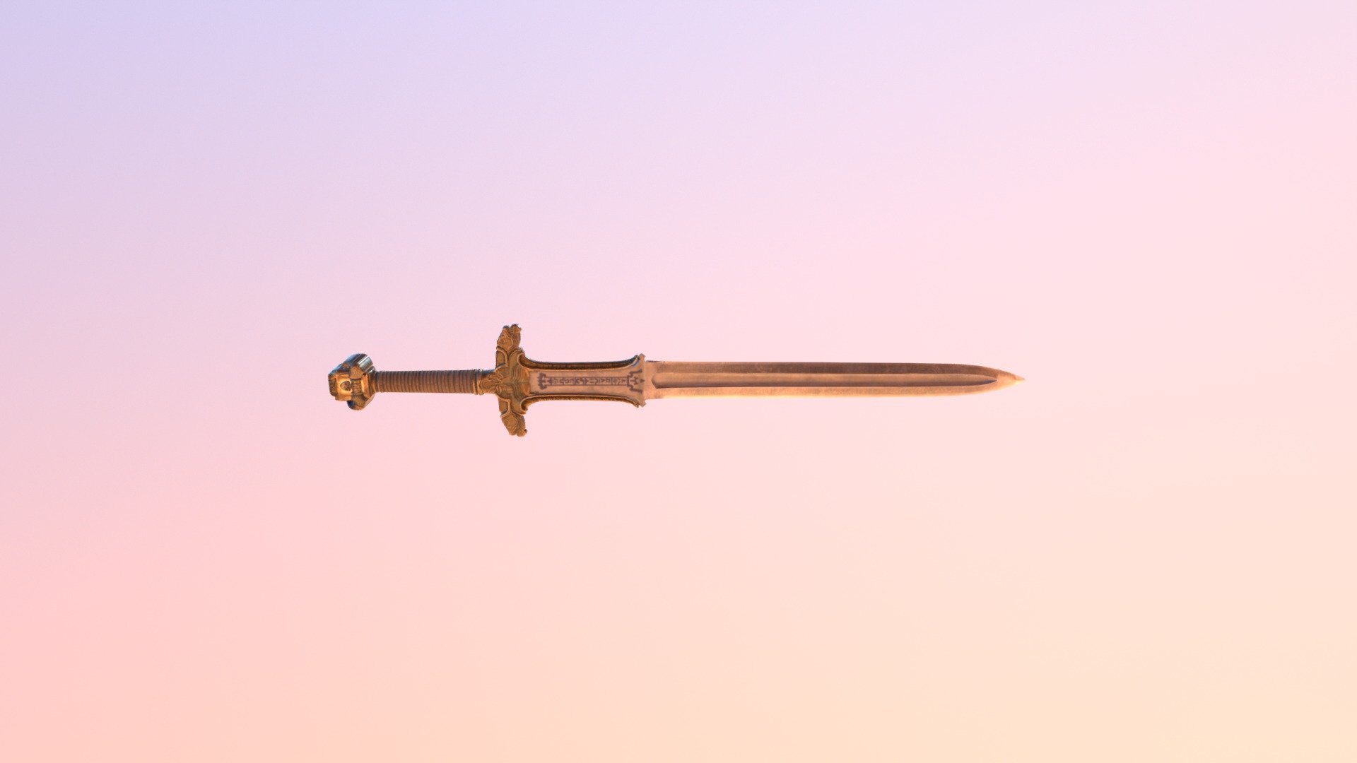 Conan's Atlantean Sword - 3D model by Petherbridge 3d model
