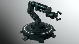 Robot Arm b3d, robotarm, modeling, blender, robot
