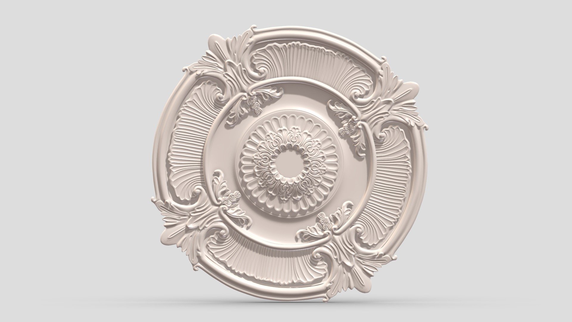 Hi, I'm Frezzy. I am leader of Cgivn studio. We are a team of talented artists working together since 2013.
If you want hire me to do 3d model please touch me at:cgivn.studio Thanks you! - Classic Ceiling Medallion 37 - 3D model by Frezzy3D 3d model
