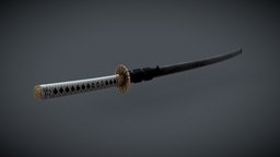 G2 Katana Model katana, samurai, weapon, japanese, noai