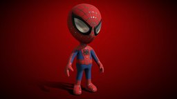 Spiderman A-pose (toys figures styles) toy, marvel, spiderman, charcter, spider-man, charactermodel