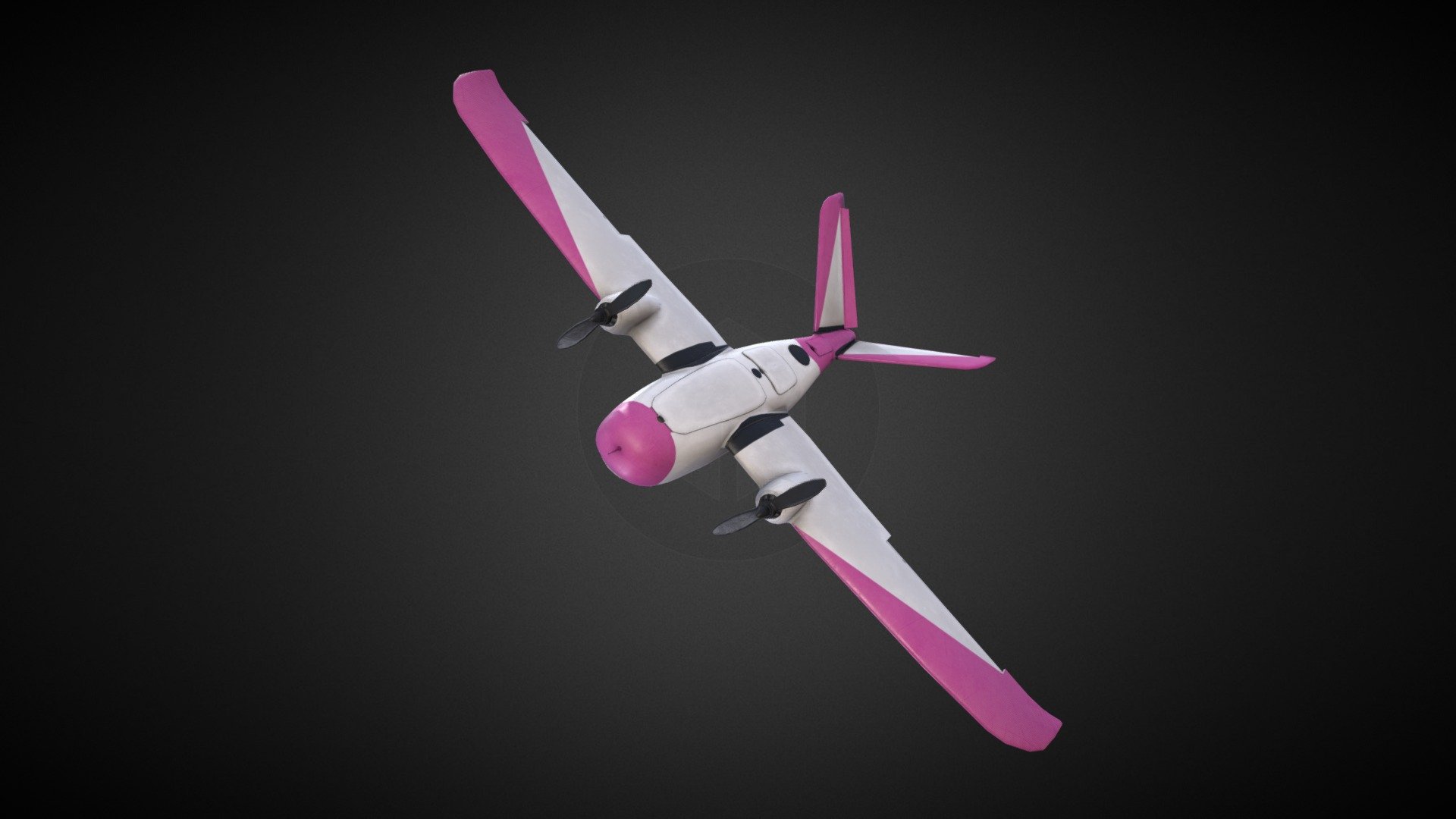 A Believer drone, made in 2 days for use in VBS3/4 - Believer Drone - 3D model by mjhathaway 3d model
