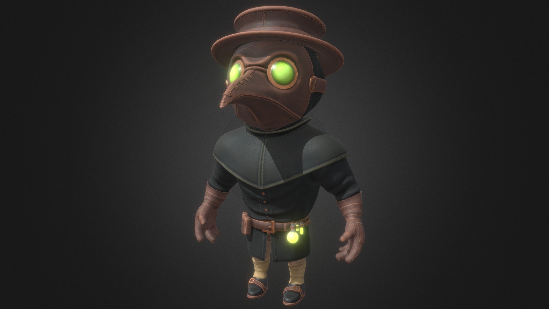 Heres the latest outfit I've created inspired by the recent pandemic events, players will now be able to stay safe with this plague doctor outfit 3d model