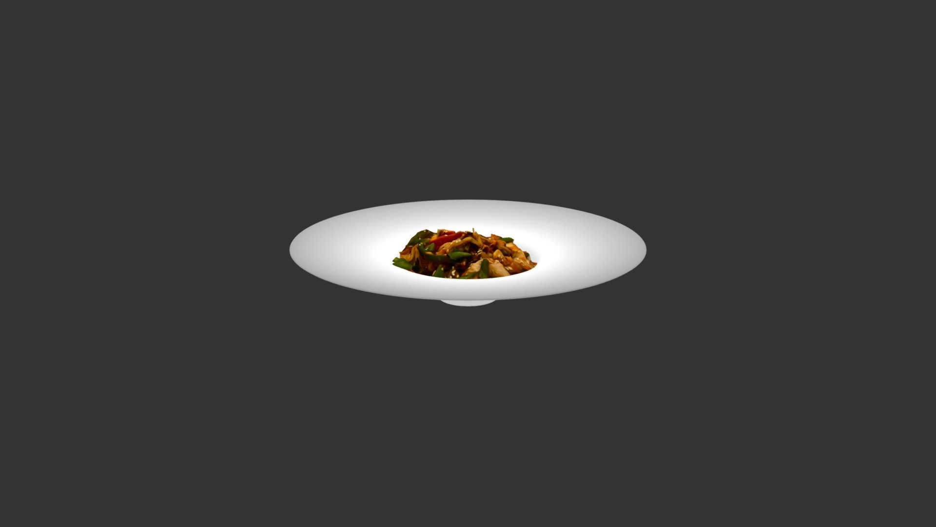 Rice Noodles With Chicken - 3D model by alex.alexandrov.a 3d model
