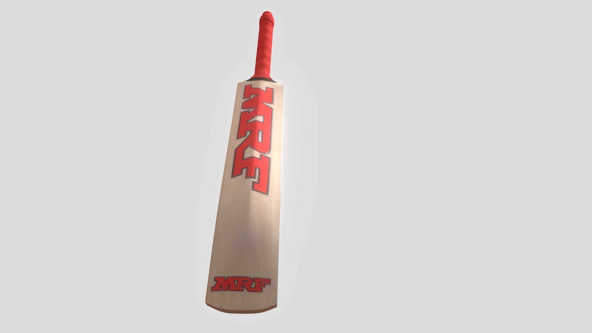 MRF Cricket Bat Created inside Blender 3.3.1 and exported as Obj file
- UV Unwrapped &amp; Textures baked
- 2K Diffuse &amp; Normal Jpeg Textures Included
- It contains 15586 vertices &amp; 15584 faces - MRF Cricket Bat - 3D model by Arun SV (@Arunsvfx) 3d model