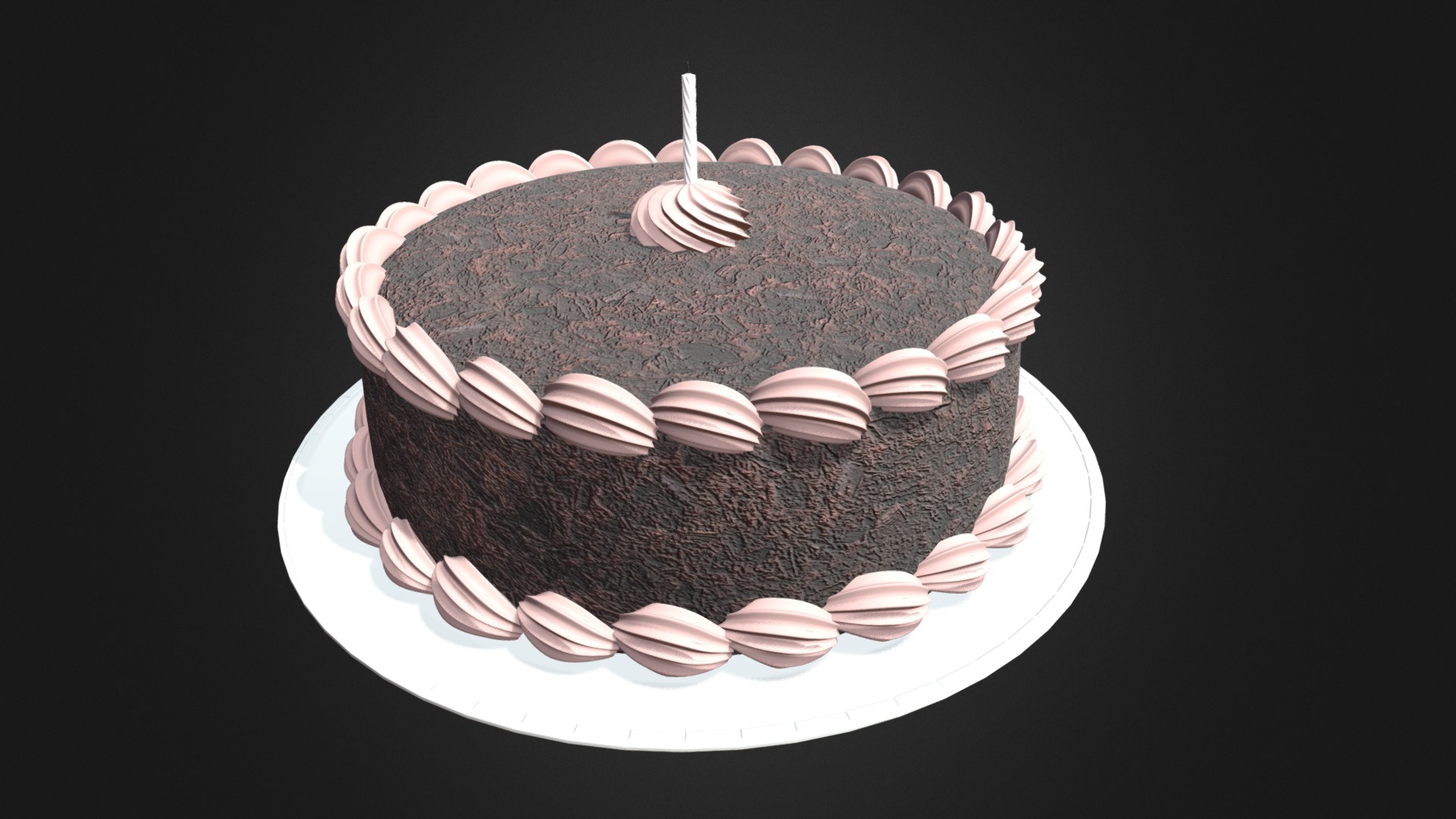 Birthday Cake - Birthday Cake - Buy Royalty Free 3D model by cgaxis 3d model