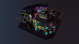 Sci-Fi City led, cyberpunk, diorama, tokyo, citylights, sci-fi, city