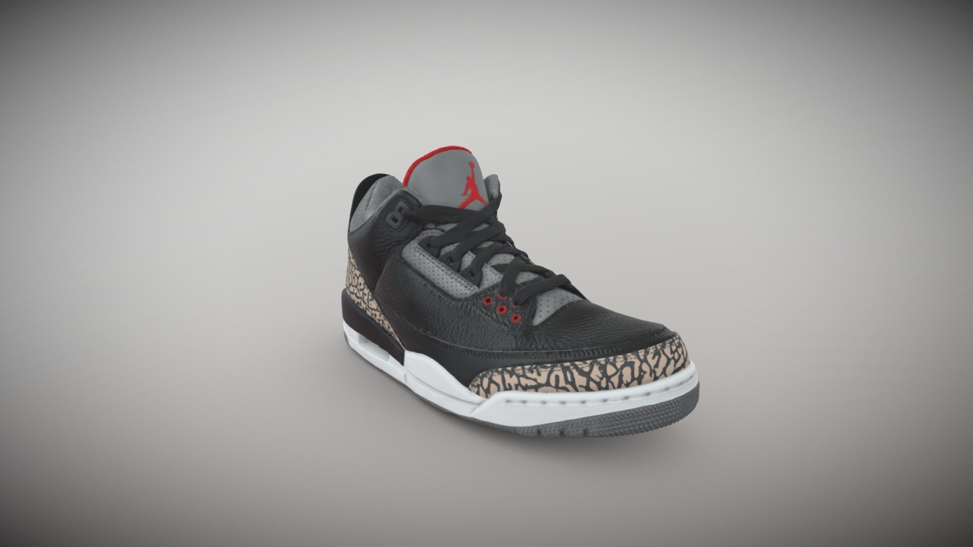 Air Jordan 3's - Buy Royalty Free 3D model by Capture It In 3D (@CaptureMeIn3D) 3d model