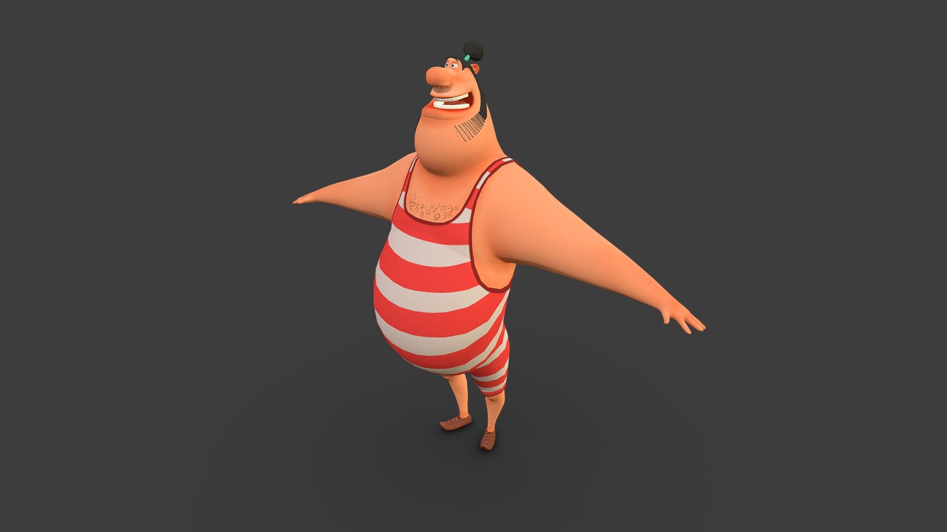 Po Character - 3D model by Mango Team (@polygonby) 3d model