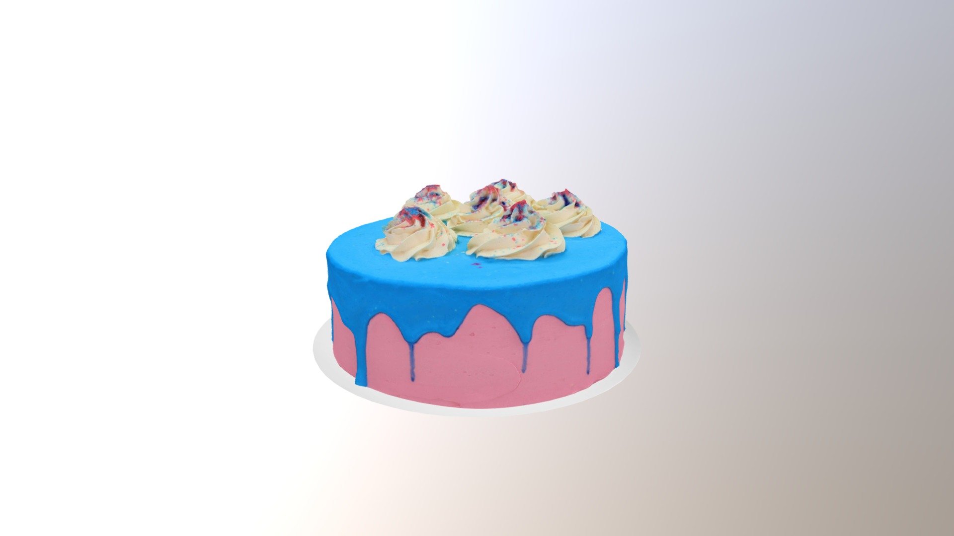 Unicornio Cake - 3D model by mrazielpera 3d model