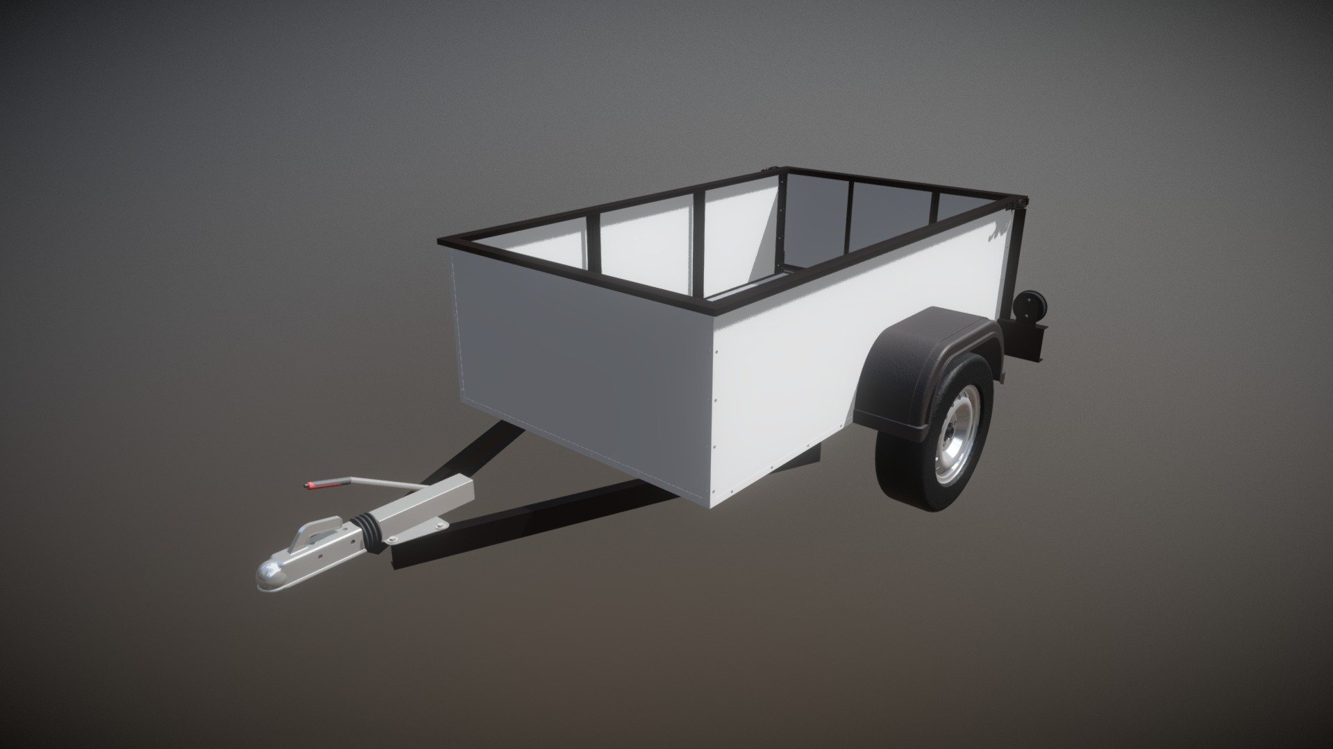 This is a custom Tow Truck Trailer which was designed for a client.
It was modeled on SolidWorks and exported to SolidWorks Visualize 3d model