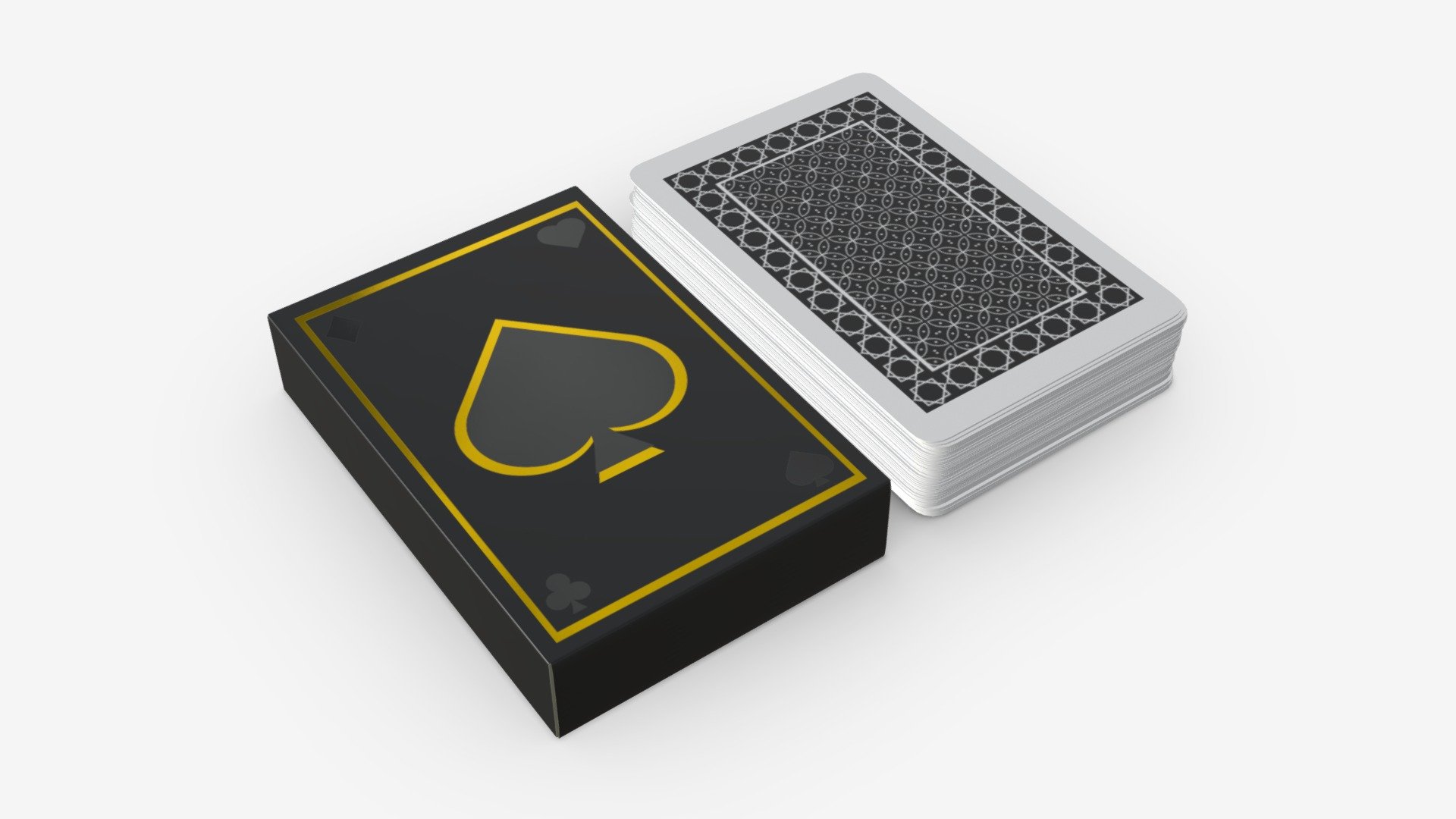 Playing cards with closed box - Buy Royalty Free 3D model by HQ3DMOD (@AivisAstics) 3d model