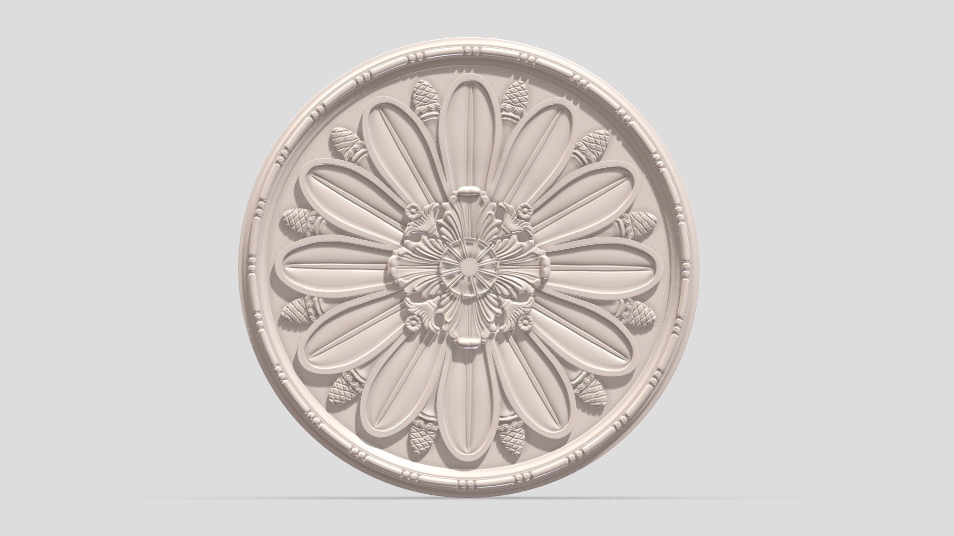 Hi, I'm Frezzy. I am leader of Cgivn studio. We are a team of talented artists working together since 2013.
If you want hire me to do 3d model please touch me at:cgivn.studio Thanks you! - Classic Ceiling Medallion 45 - Buy Royalty Free 3D model by Frezzy3D 3d model