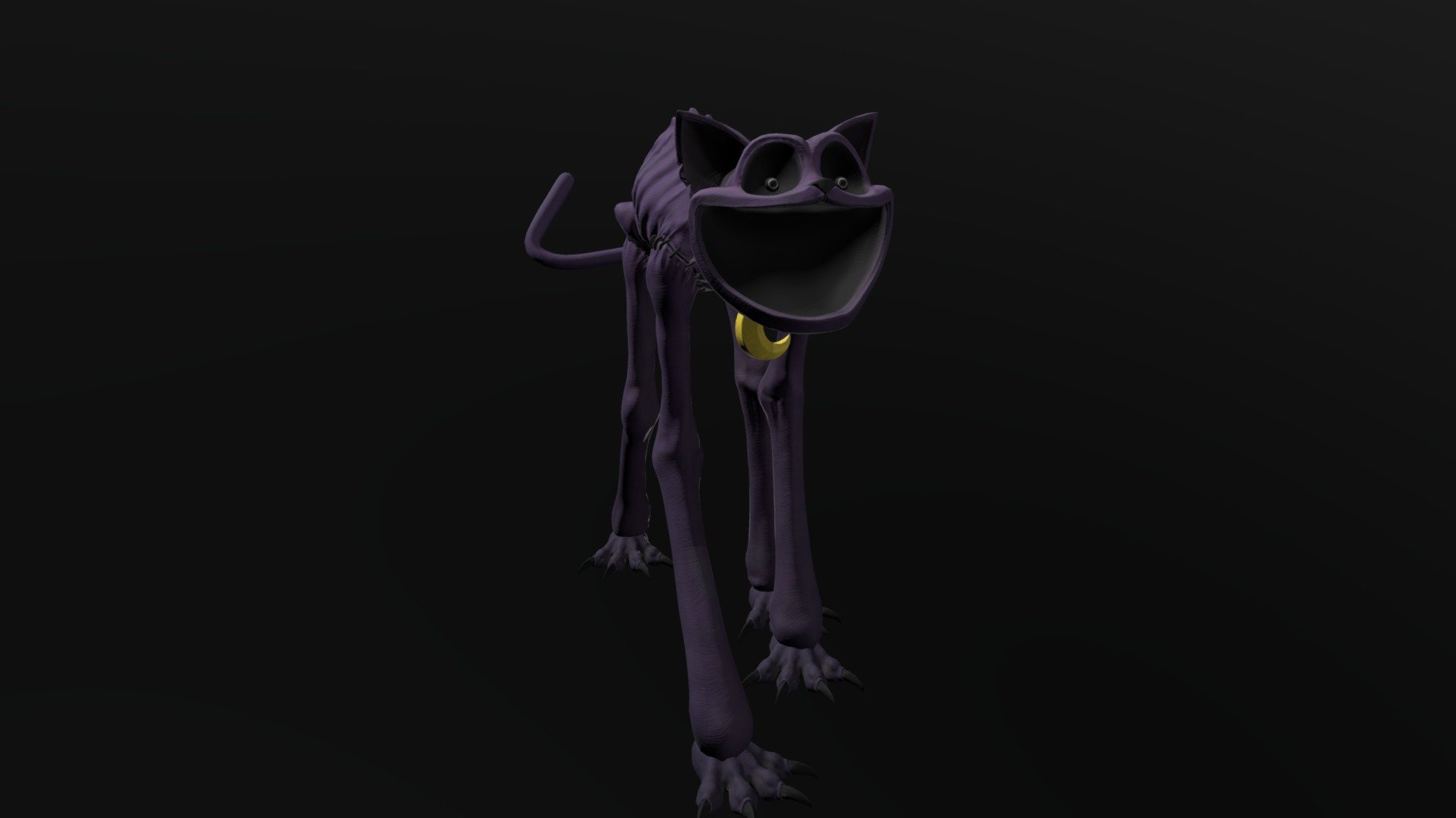 This is CatNap from Poppy Playtime Chapter 3. I did not make this model 3d model
