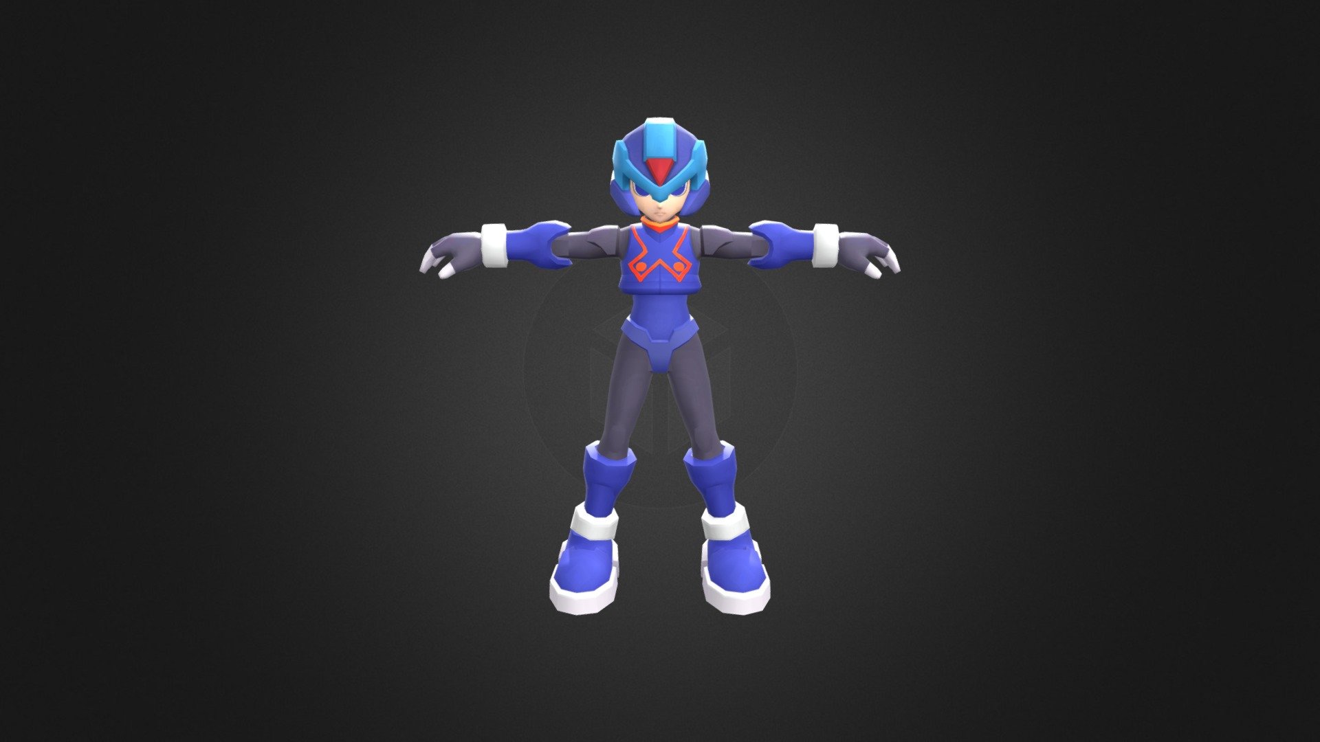 Copy X from the Mega Man Zero series in X Dive - Copy X (Normal Body)- Mega Man X DiVE - Download Free 3D model by omni (@omni23) 3d model