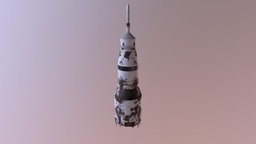 Saturn V Broken Rocket