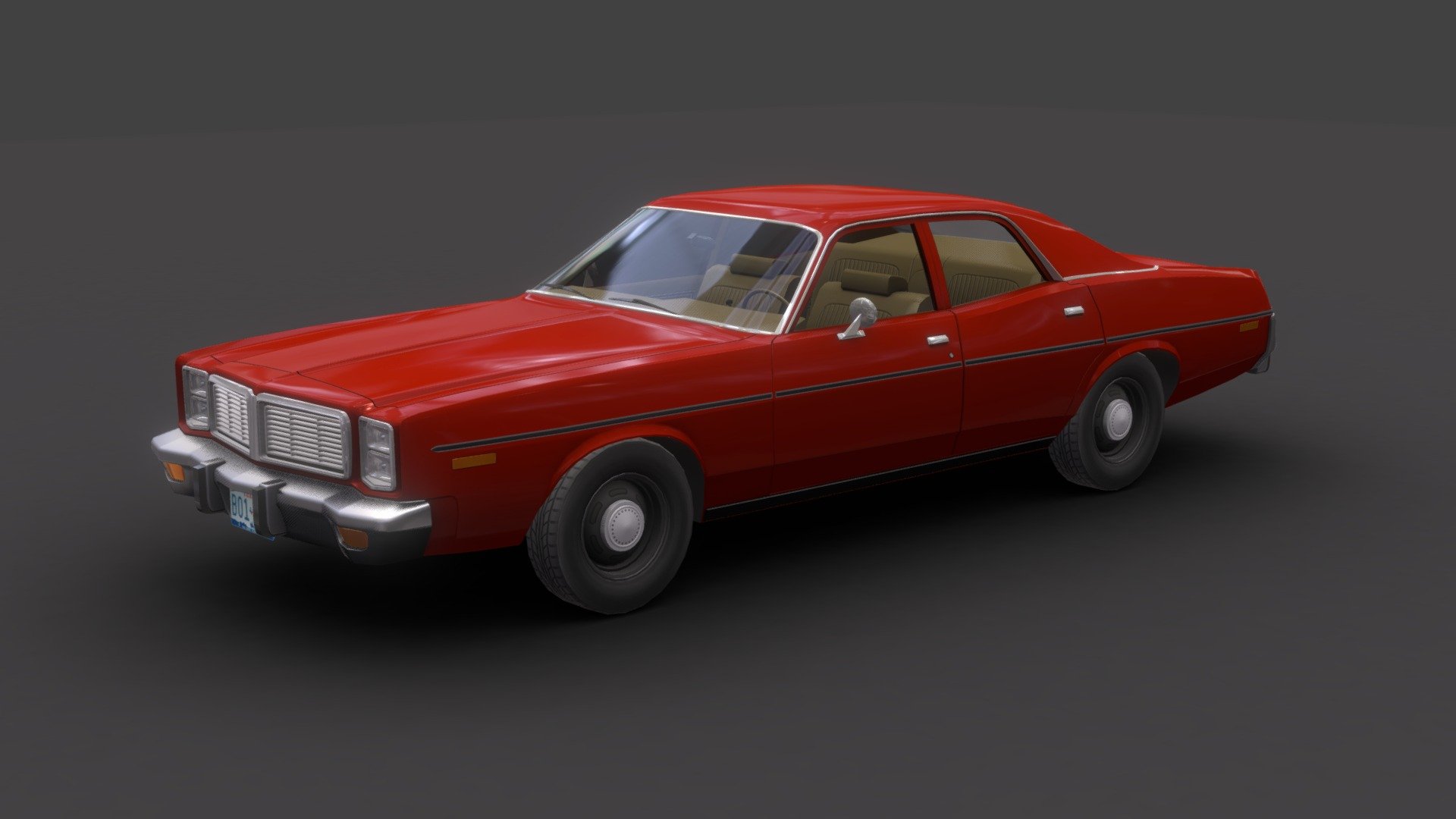 Dodge Monaco - Buy Royalty Free 3D model by codexito 3d model