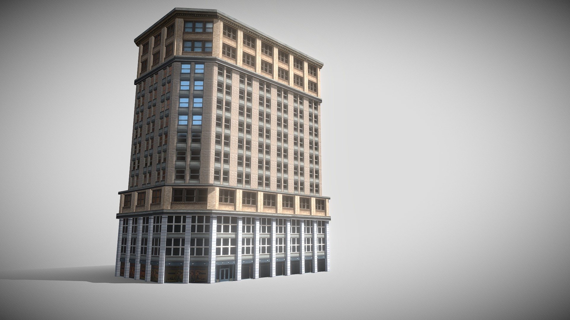 Mid poly downtown building ready for games! Very optimized with high details

If you think this model is cool, please leave a like before downloading. It keeps me motivated! :) - Game Ready Mid Poly Building - Download Free 3D model by ModelMaker (@mireubay1) 3d model