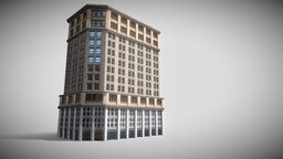 Game Ready Mid Poly Building buildings, midpoly, architecture, low-poly, gameart, gameasset, city