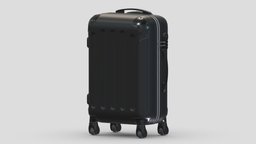 Rolling Travel Suitcase storage, trolley, bedroom, chest, case, fashion, beauty, clothes, bag, flight, airport, travel, rolling, suitcase, luggage, tourism, packing, baggage, carry, travelling, apparel, touristic, valise, 3d, roll-aboard