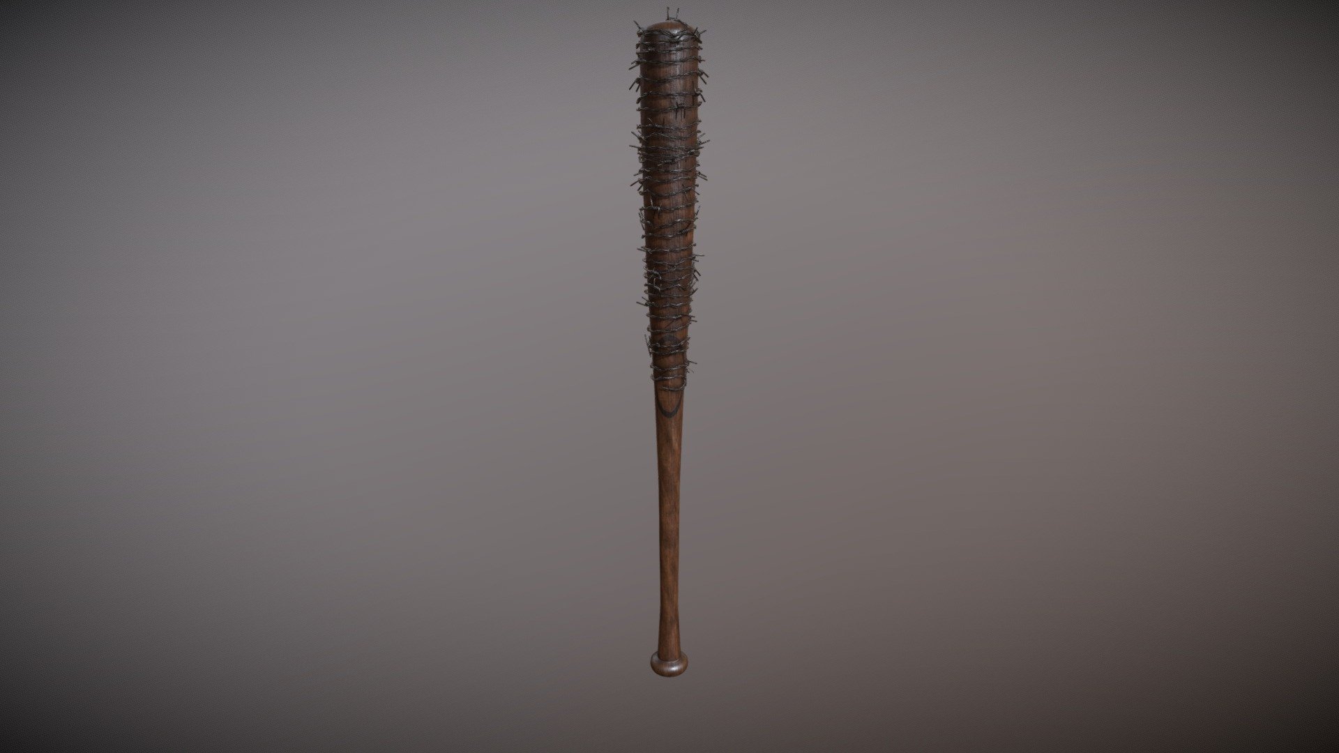 The Lucille bat wielded by Negan Smith in &ldquo;The Walking Dead