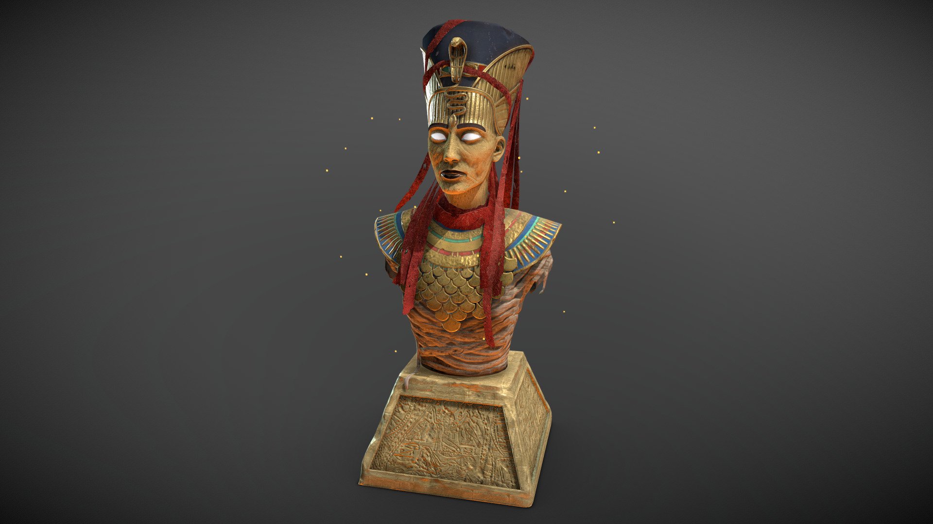 This is a bust of Nefertiti from Assassin's Creed Origins DLC &ldquo;The Curse of the Pharaohs