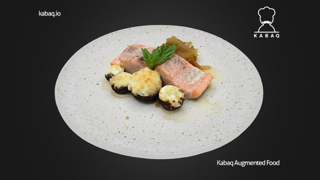 Cook Unity - Basil Salmon - 3D model by QReal Lifelike 3D (@kabaq) 3d model