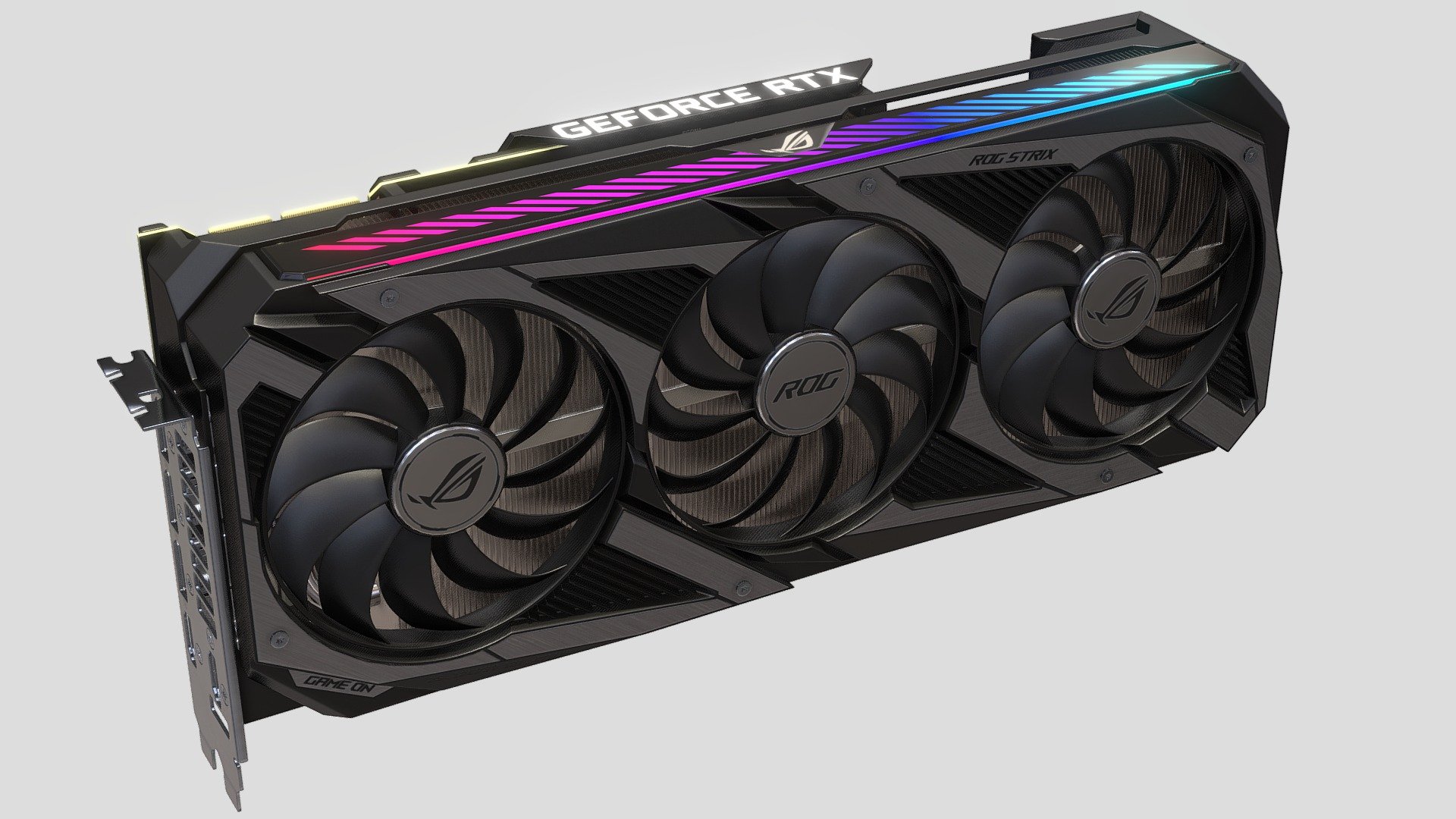 For questions about 3d models write here: andreyfedyushov@gmail.com - Asus ROG Strix RTX 3090 - 3D model by digitalrazor3d 3d model