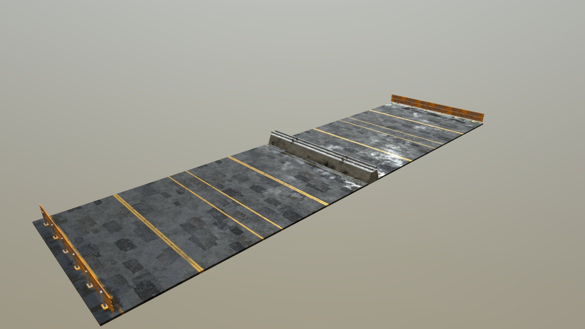 ROAD tile - Download Free 3D model by LINES171 3d model