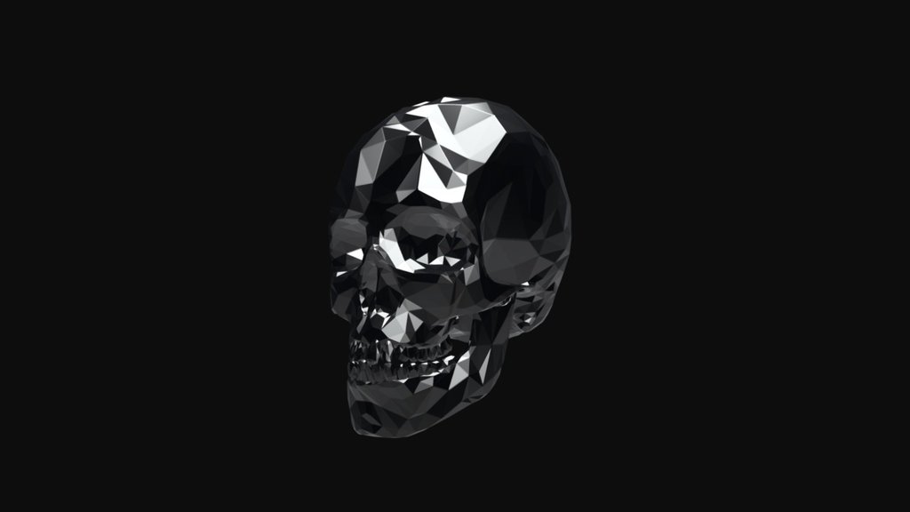 Model from “Crystal organs” project. More details here: https://www.behance.net/gallery/34103688/Crystal-organs - Triangulated Skull - 3D model by vkp 3d model
