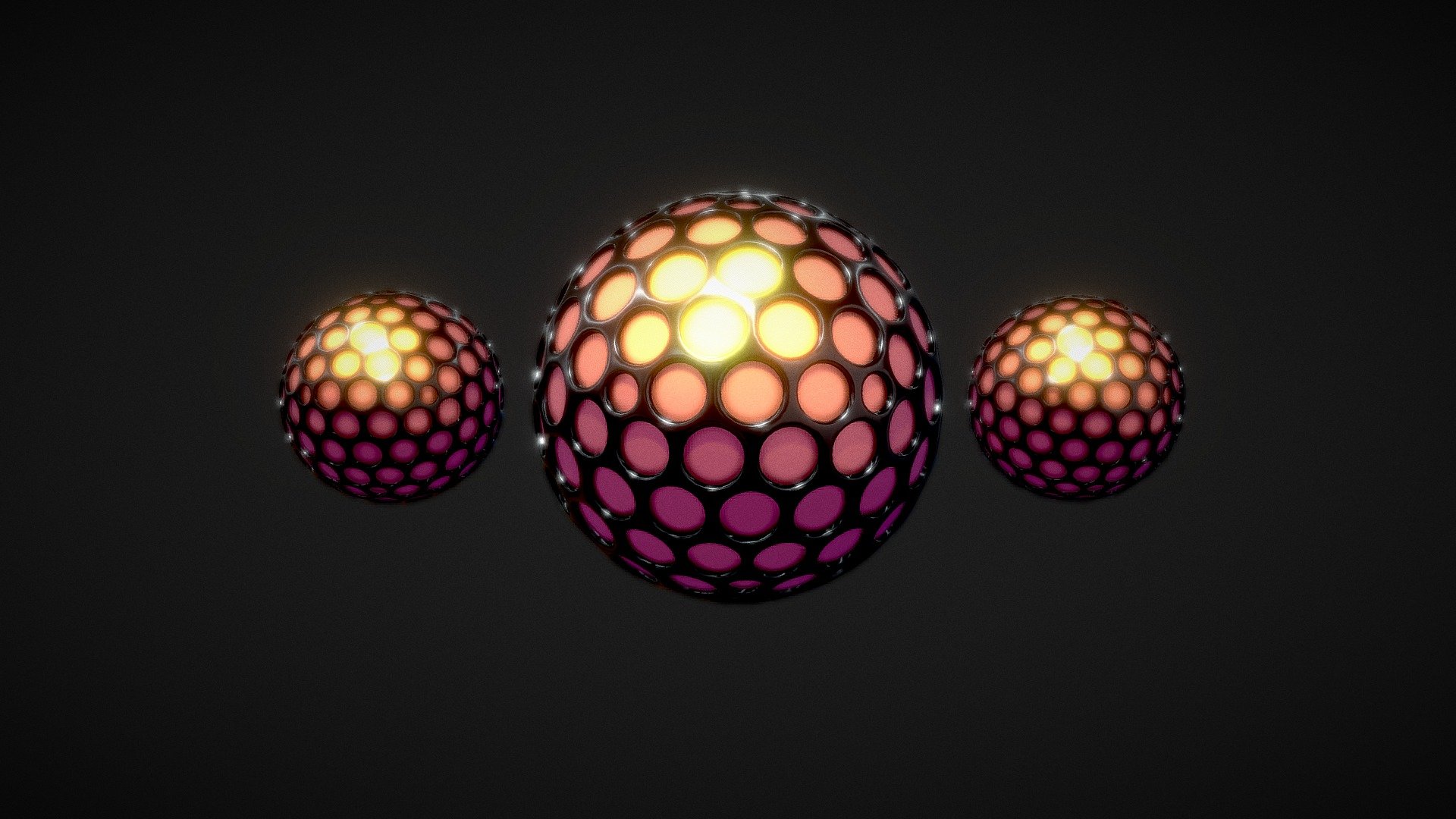 Abstract Spherical Object
3D Object by BlockedGravity

Get this model files in .obj, .mtl, .c4d, .fbx, .3ds  formats here:
Free Download* - Spherical (+Beveled Holes) - Download Free 3D model by BlockedGravity 3d model