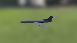 Tu154 airplane, aircraft
