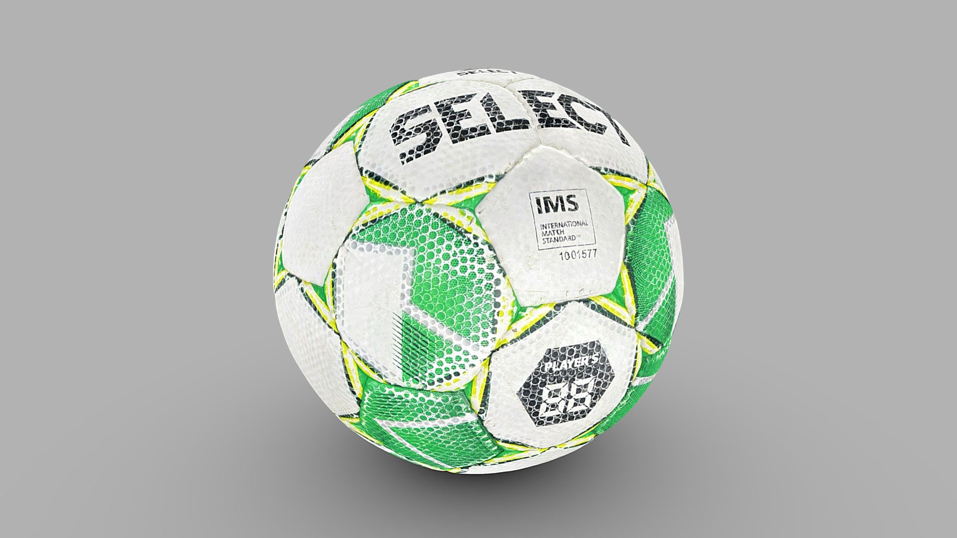 Soccer ball scanned with Trnio plus with object masking using iphone 13pro. I used texture defragmentation in Meshlab to get the texture into 1 image, reduced the mesh, and baked it into a single 8k texture in Blender.

Download also includes the original scan as exported from Trnio 3d model