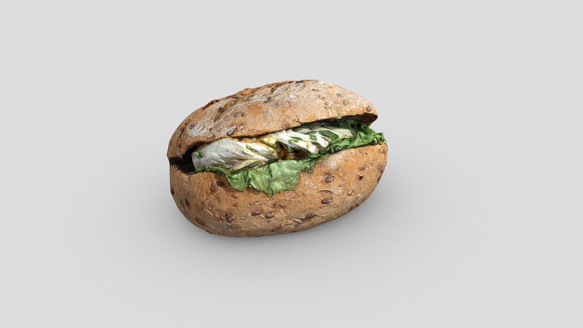 Egg Sandwich - 3D model by pgv 3d model
