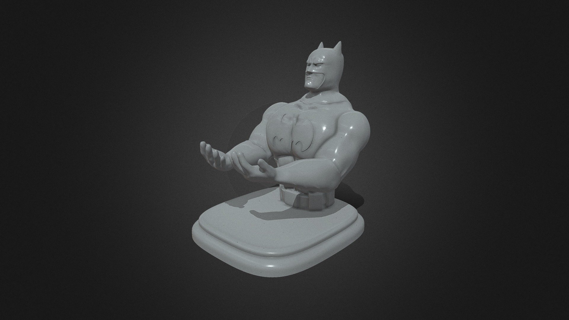 Model ready for FDM and SLA:
Introducing the Batman Controller Stand, a heroic addition to your gaming setup that combines functionality with iconic design. Crafted with precision and inspired by the Dark Knight himself, this 3D-printable model offers a stylish and practical solution for displaying your gaming controller. Featuring the unmistakable Batman logo and sleek silhouette, this stand adds a touch of Gotham City to your gaming space while keeping your controller easily accessible. With its sturdy construction and precise dimensions, it provides a secure resting place for your controller when not in use. Elevate your gaming experience and showcase your love for Batman with this must-have accessory for any gaming enthusiast.

To purchase this printed model visit our store at
https://shorturl.at/zIR13 - Batman Controller stand_3d print ready - Buy Royalty Free 3D model by TheEmerald 3d model