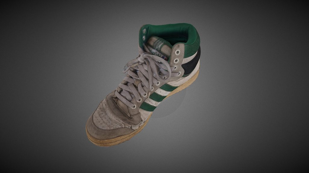 Shoe 2 raw model - 3D model by indonusa 3d model