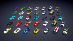 MAY 2022: Arcade Ultimate Pack vehicles, rally, pack, sportscar, offroad, low-poly, racing