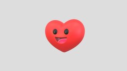 Symbol019 Smile Face Heart face, symbol, red, cute, like, toy, heart, happy, shape, valentine, love, print, head, smile, romantic, emoji, cartoon, noai