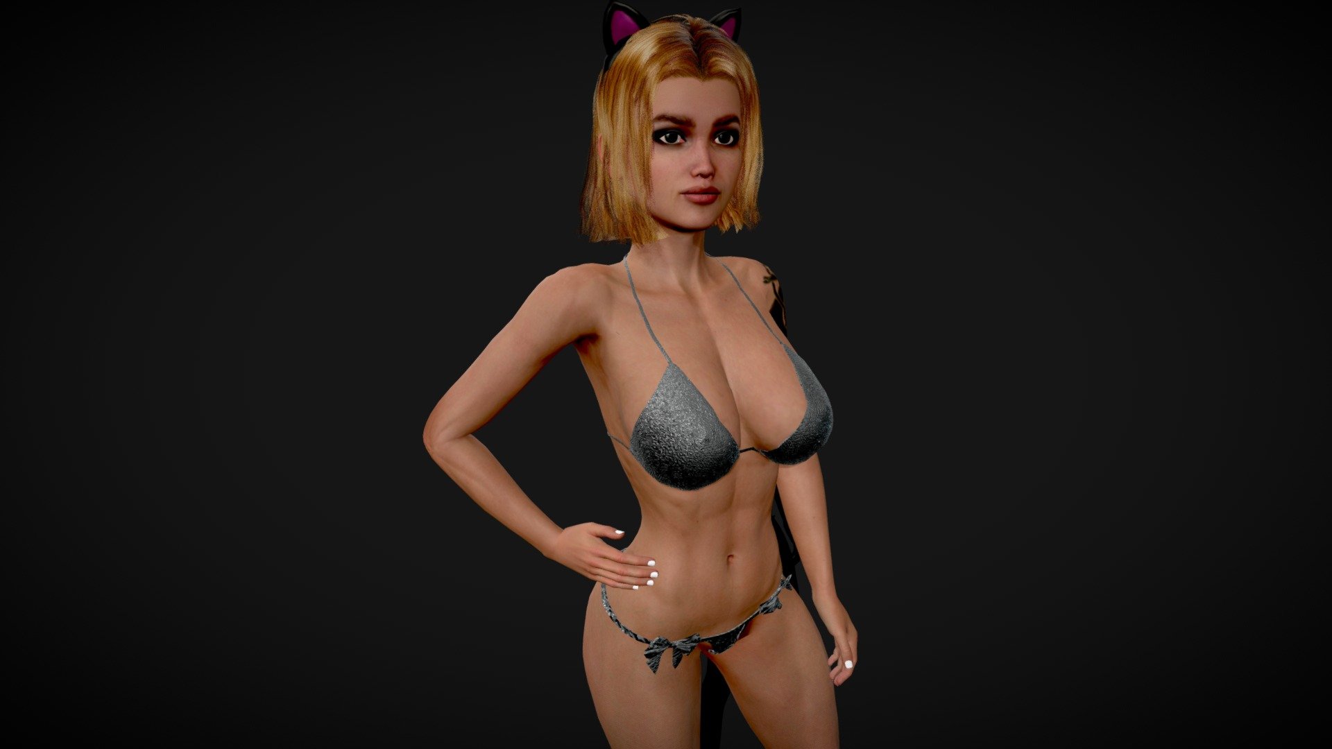 Girl 3 Posing - Girl 3 - 3D model by AR3X (@cg-girls) 3d model