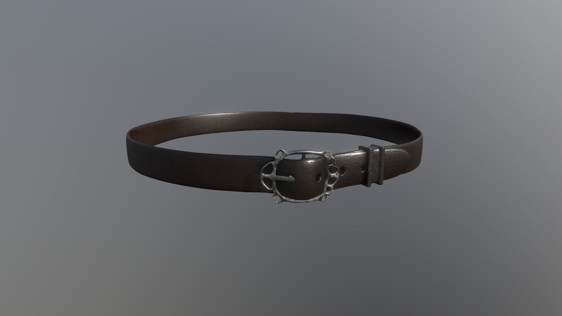 Pirate belt created in Zbrush, textured in substance painter - Pirate belt 3D model - 3D model by heloisemagny 3d model