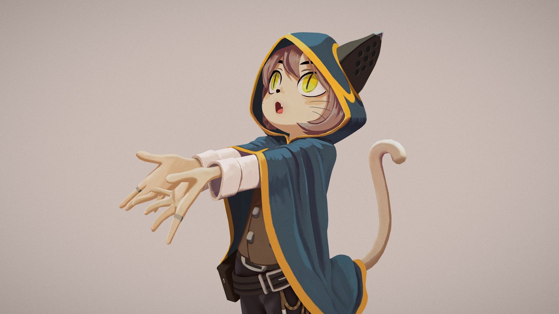 Here's a model I made from a concept by Kunitarou. Please check out their Twitter: @kunitarouart 3d model