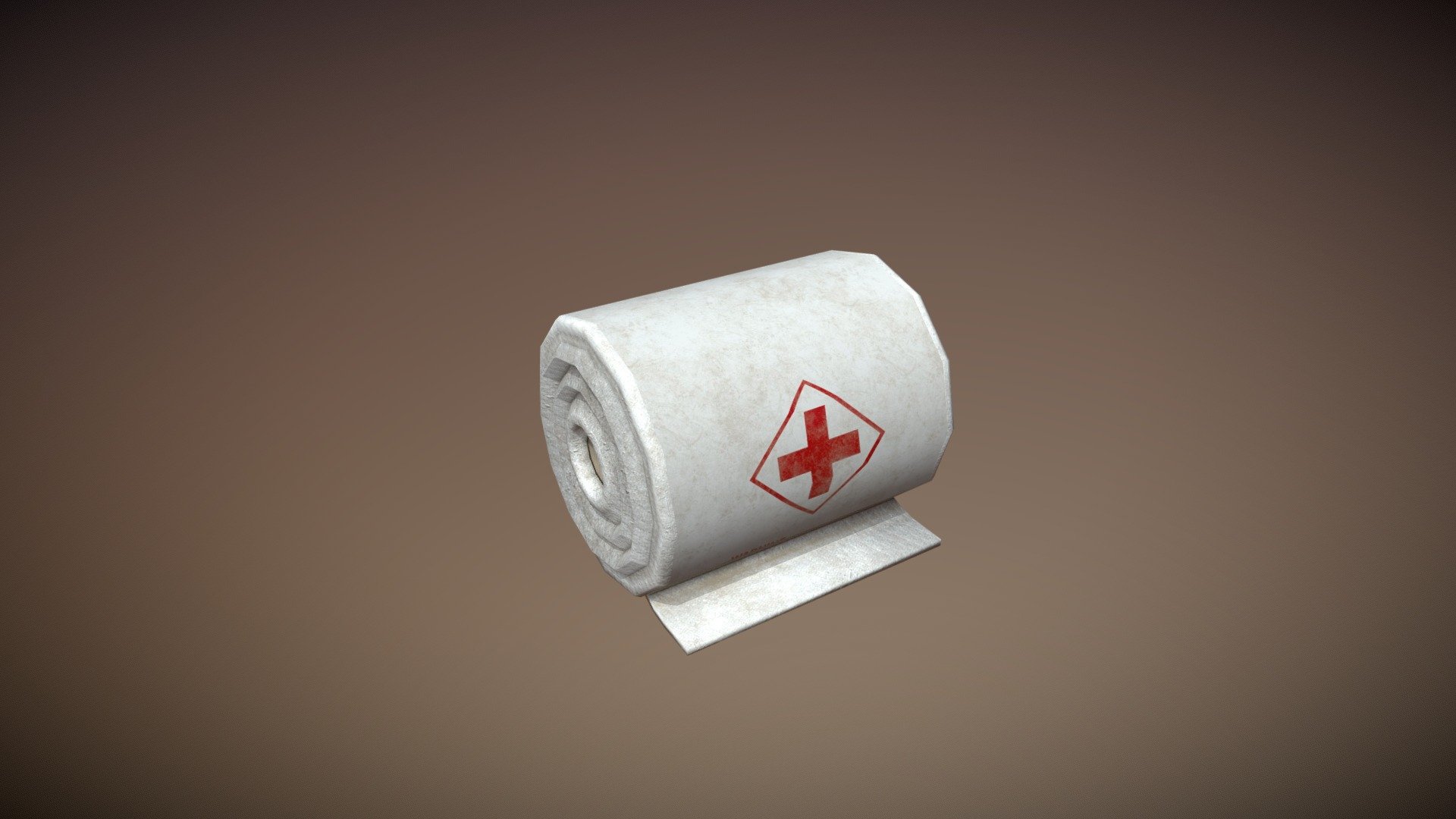 Bandage Roll - Download Free 3D model by Tactical_Beard 3d model