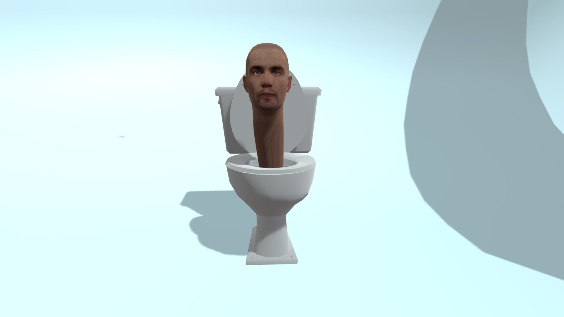 Toilet man from skibidi toilet meme from youtube .
The model is rigged and ready to use ,also it has facial animation too :), follow to keep updated with the rest of skibidi toilet characters .
Go to cgtrades and you will find the model for the cheepest price.
Be creative with it and enjoy . 3d model