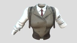 Female Officer Shirt And Vest