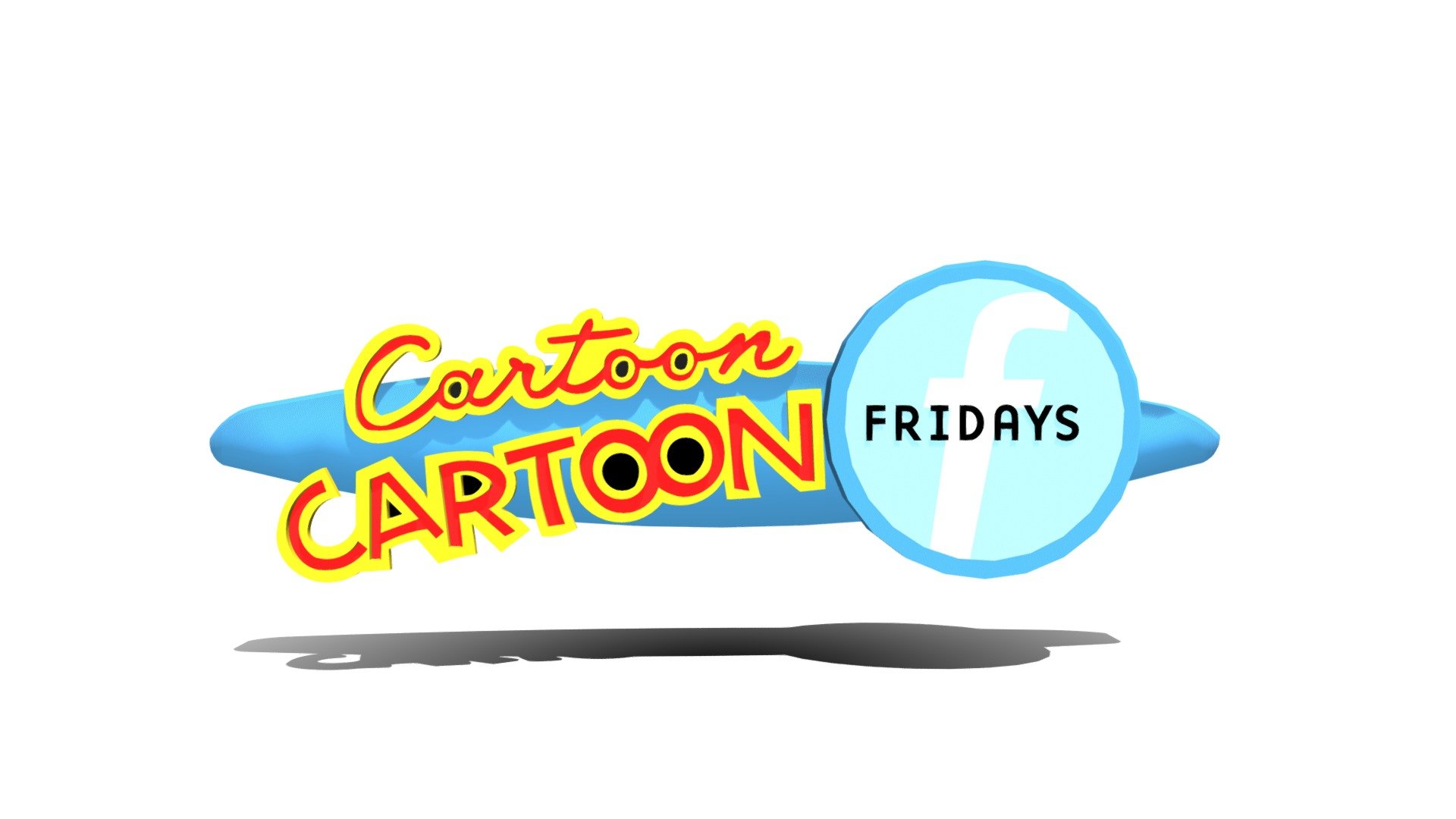 CARTOON NETWORK's Cartoon Cartoon Fridays Logo - 3D model by MarkHarvey 3d model