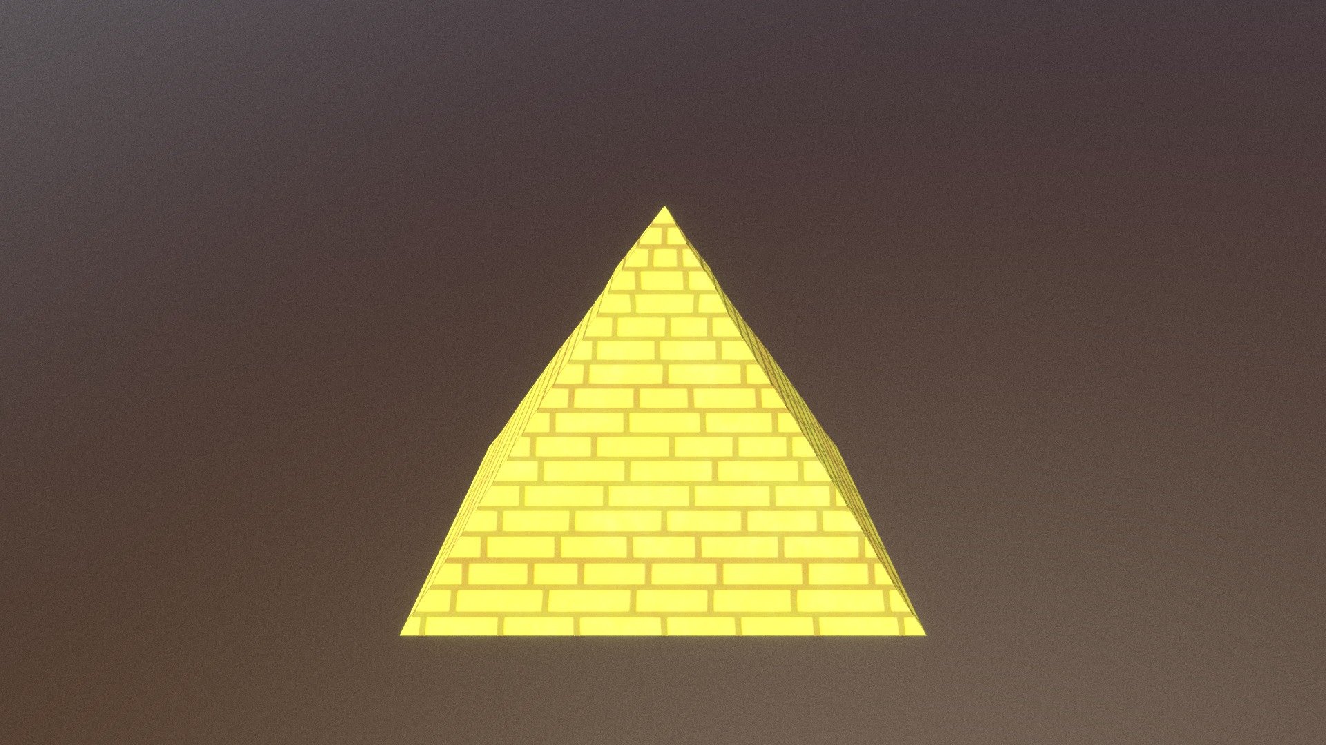 an stylized cartoon pyramid made for an envoirment - cartoon pyramid - Download Free 3D model by RasenDan 3d model