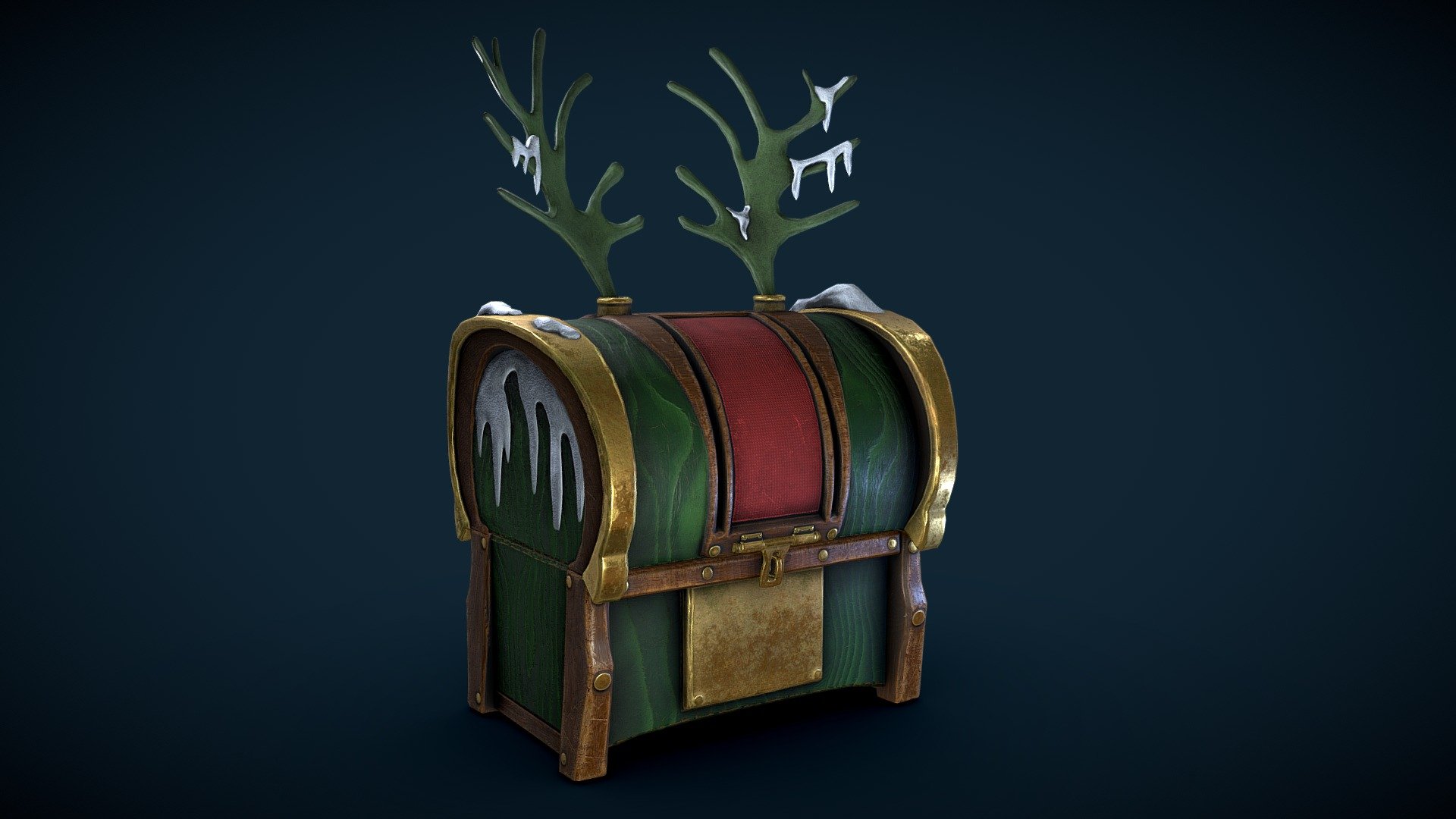Christmas Chest maked for game &ldquo;Remnants