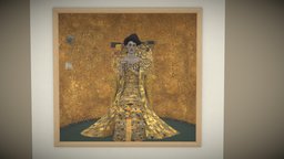 Gustav Klimt 2d-to-3d, klimt, adele, blender, substance-painter, gustav-klimt