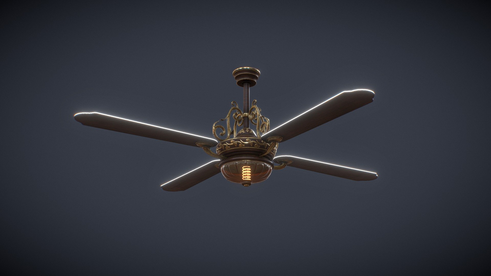 Hello All :) This is a desk ventilator lamp made for a personal victorian project. Ligth and shine !

Made with Maya, PS and Substance.

You will find in the package Scene file, FBX and 4k Textures.
If you have any customs need, please feel free to contact me 3d model