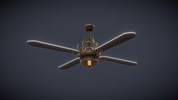 LampVentilo_Victorian ventilator, lamp, victorian, steampunk, ventilation, ligth
